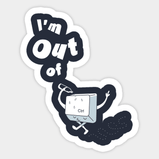 Out of Ctrl Sticker